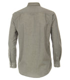 Redmond Hemd, regular fit, 100% Baumwolle, garment washed, schilfgrün