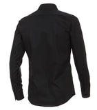 Redmond Businesshemd, slim fit, 100% Baumwolle, natural stretch, schwarz