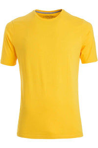 Redmond T-Shirt, regular fit, round-neck, 100% Baumwolle, gelb
