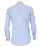 Redmond Hemd, regular fit, 100% Baumwolle, bügelfrei, weiß/blau-kariert