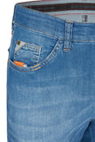 Club of Comfort, Super-High-Stretch-Jeans, light blue used