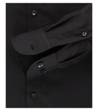 Redmond Businesshemd, modern fit, 100% Baumwolle, bügelfrei, schwarz (extra langer Arm)