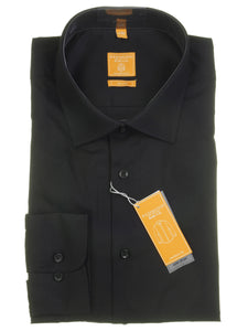 Redmond Businesshemd, modern fit, 100% Baumwolle, bügelfrei, schwarz (extra langer Arm)