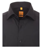 Redmond Businesshemd, modern fit, 100% Baumwolle, bügelfrei, schwarz (halbarm)