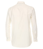 Redmond Hemd, regular fit, 100% Baumwolle, garment washed, weiß