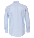 Redmond Hemd, regular fit, 100% Baumwolle, garment washed, hellblau