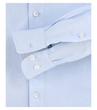Redmond Hemd, regular fit, 100% Baumwolle, garment washed, hellblau