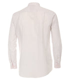 Redmond Hemd, regular fit, 100% Baumwolle, garment washed, weiß-gemustert