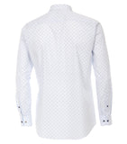 Redmond Hemd, modern fit, 100% Baumwolle, high easy care, weiß-gemustert