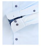 Redmond Hemd, modern fit, 100% Baumwolle, natural stretch, hellblau
