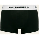 Karl Lagerfeld, 2er Pack Boxershort, 90% Baumwolle 10% Elasthan, schwarz/schwarz