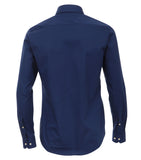 Redmond Businesshemd, slim fit, 100% Baumwolle, natural stretch, dunkelblau
