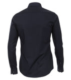 Redmond Businesshemd, slim fit, 100% Baumwolle, natural stretch, nachtblau