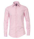 Redmond Businesshemd, slim fit, 100% Baumwolle, natural stretch, rosa