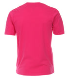 Redmond T-Shirt, regular fit, V-neck, 100% Baumwolle, pink