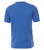 Redmond T-Shirt, regular fit, round-neck, 100% Baumwolle, azurblau