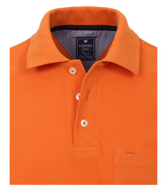 Redmond Poloshirt, regular fit, 100% Baumwolle-piqué, orange