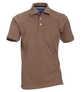 Redmond Poloshirt, regular fit, 100% Baumwolle-piqué, taupe