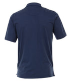 Redmond Poloshirt, regular fit, wash & wear, marineblau