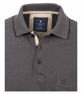 Redmond Poloshirt, regular fit, wash & wear, anthrazit