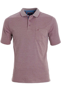 Redmond Poloshirt, regular fit, wash & wear, violett