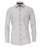Redmond Hemd, regular fit, 100% Baumwolle, bügelfrei, weiß/schwarz-kariert
