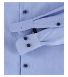 Redmond Hemd, regular fit, 100% Baumwolle, bügelfrei, blau-fil a fil