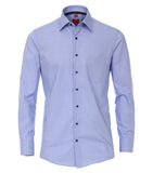 Redmond Hemd, regular fit, 100% Baumwolle, bügelfrei, blau-fil a fil