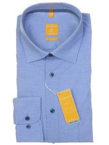 Redmond Hemd, modern fit, 100% Baumwolle, bügelfrei, blau-fil a fil