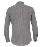Redmond Hemd, slim fit, 100% Baumwolle, natural stretch, high easy care, schwarz