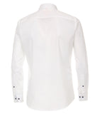 Redmond Hemd, modern fit, 100% Baumwolle, high easy care, natural stretch, weiß