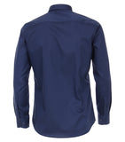Redmond Hemd, modern fit, 100% Baumwolle, high easy care, natural stretch, dunkelblau